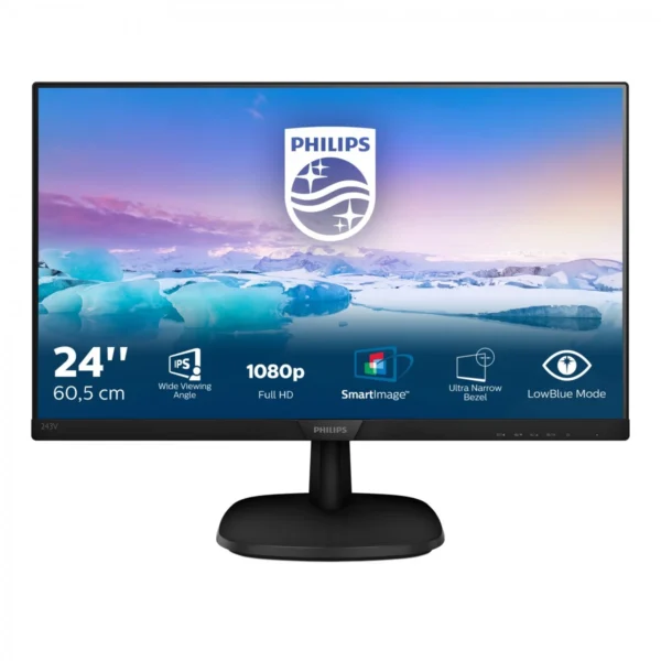 PHILIPS VLINE 243V7Q 24" WIDESCREEN IPS LCD MONITOR