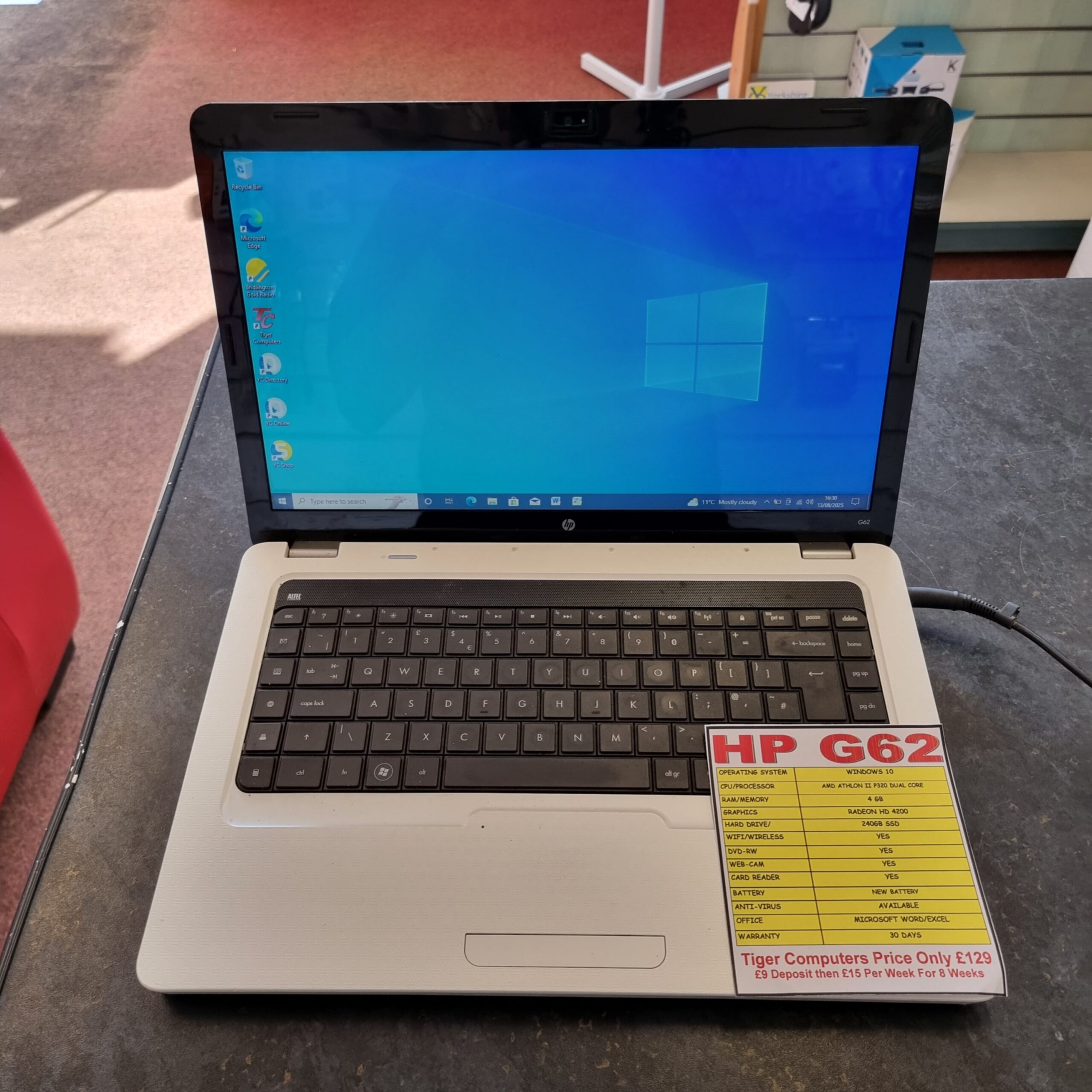HP G62 REFURBISHED