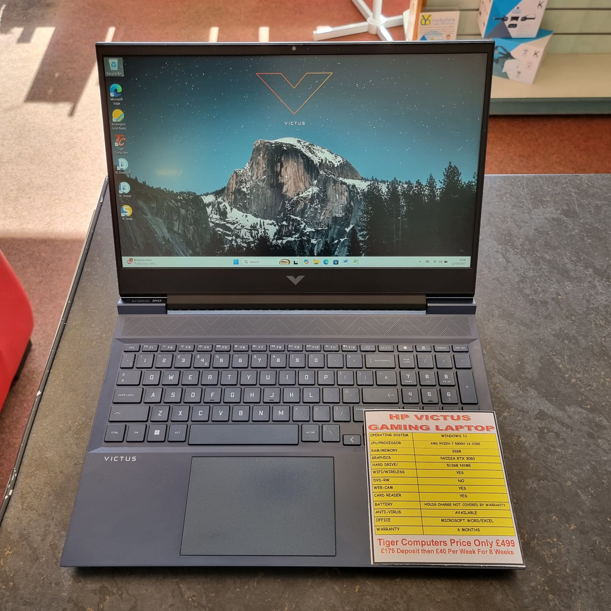 HP VICTUS GAMING LAPTOP REFURBISHED